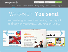 Tablet Screenshot of design-mail.co.uk